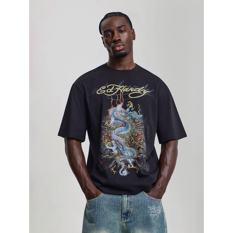 Ed Hardy Tričko černá