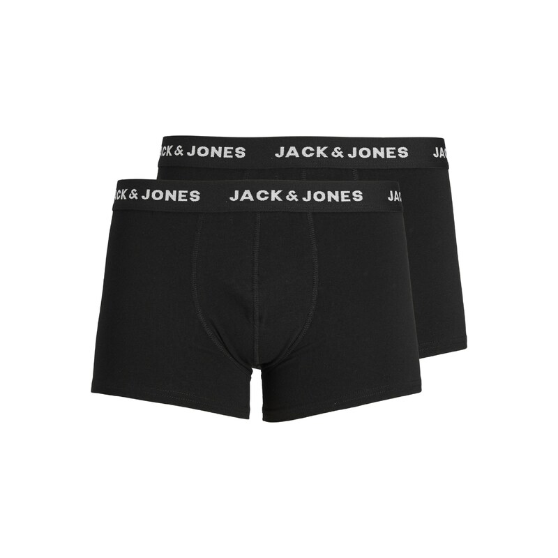 JACK & JONES Boxerky černá / bílá