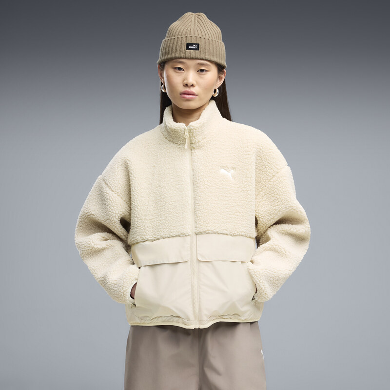 PUMA RE:FIBRE Fleece Relaxed Jacket Women