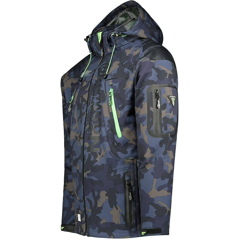 Pánská tmavě modrá softshellová bunda Geographical Norway Techno