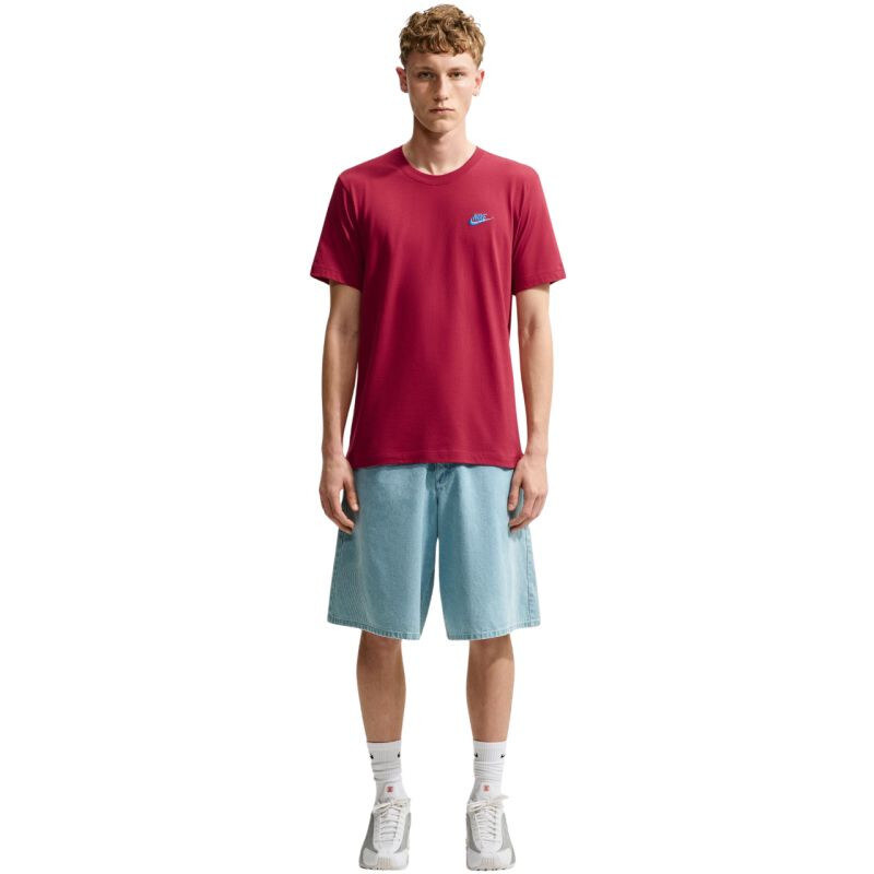 Pánské tričko Club Tee červené model 22309877 - NIKE