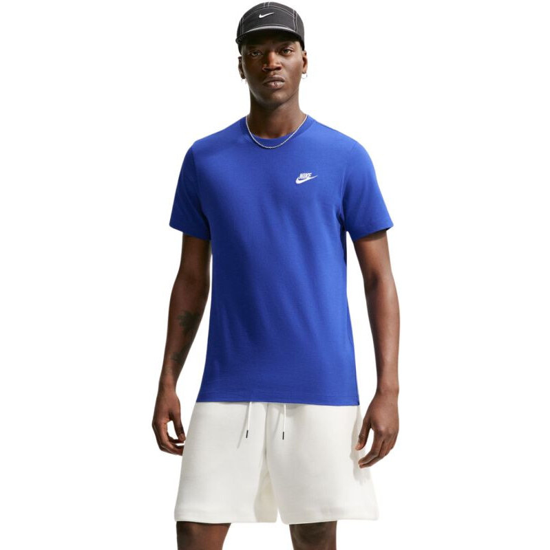 Pánské tričko Nike Club Tee, modré, AR4997, velikost 417