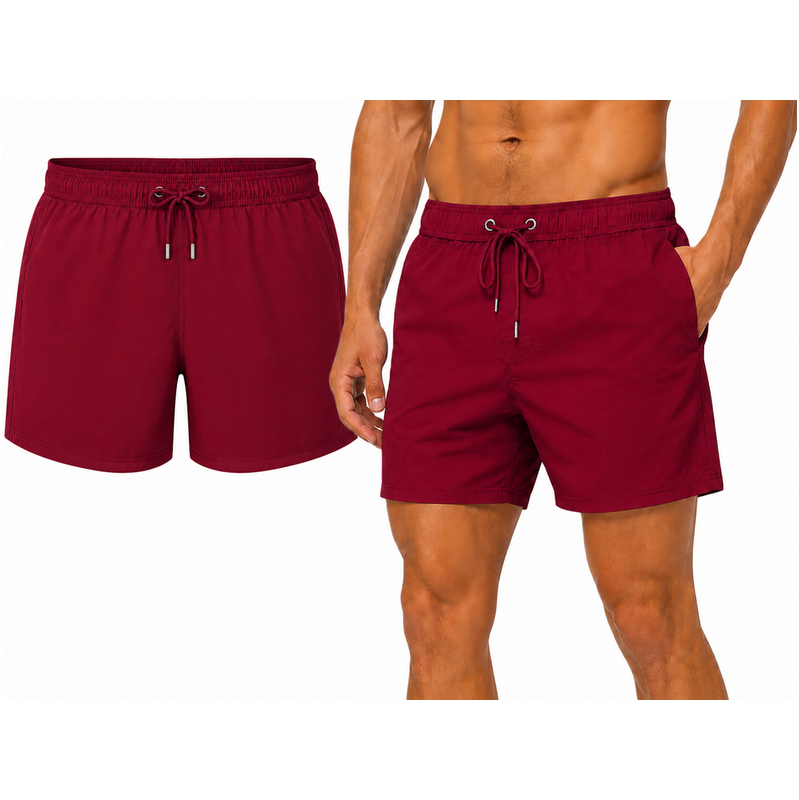 Pánské plavky J.Style Burgundy