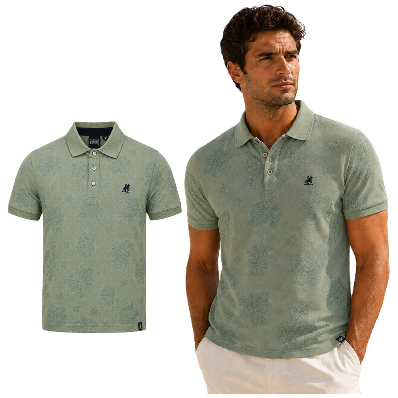 U.S. GRAND POLO EQUIPMENT & APPAREL Mens Polo Shirt - Us61514m