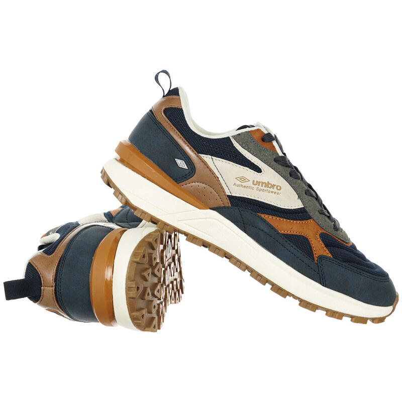 Pánské tenisky Umbro Marine/Camel/Beige