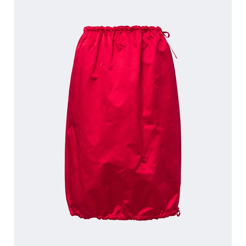 Prada Silk satin midi skirt