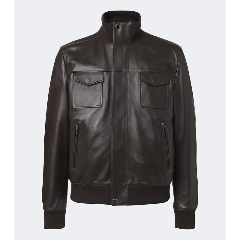 Dolce&Gabbana Leather blouson jacket