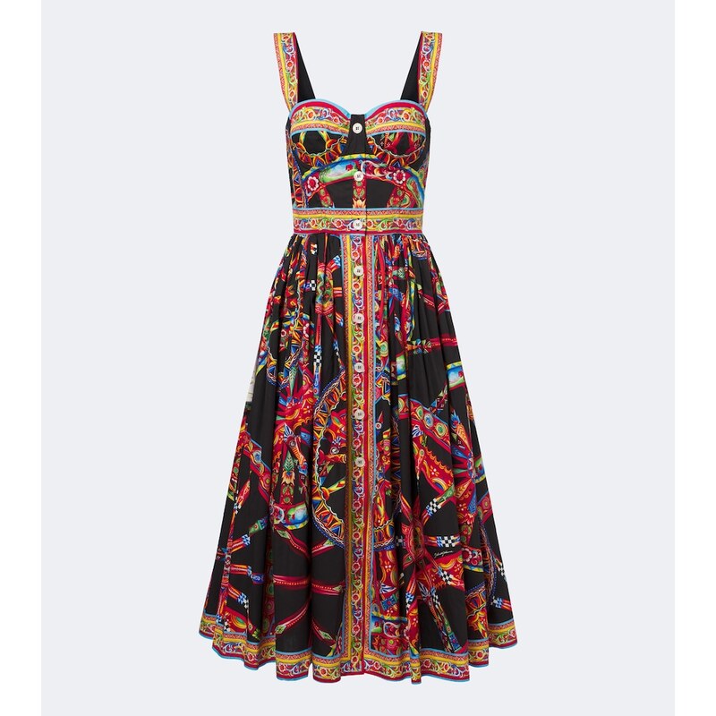 Dolce&Gabbana Carretto cotton midi dress