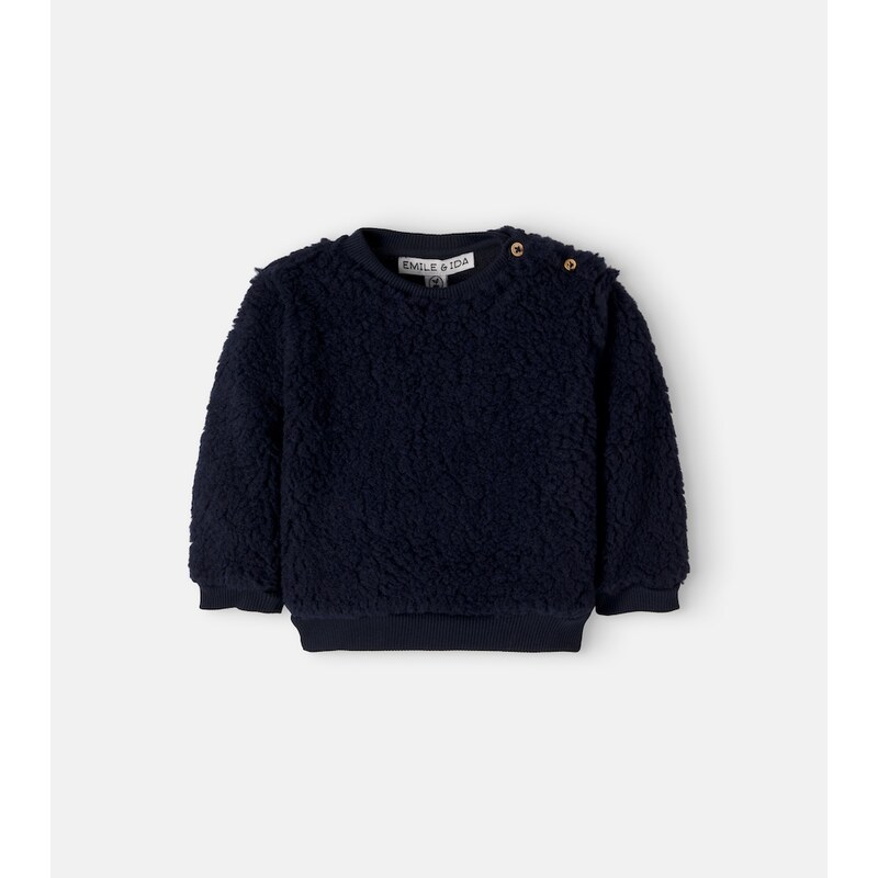 Emile et Ida Baby teddy sweatshirt