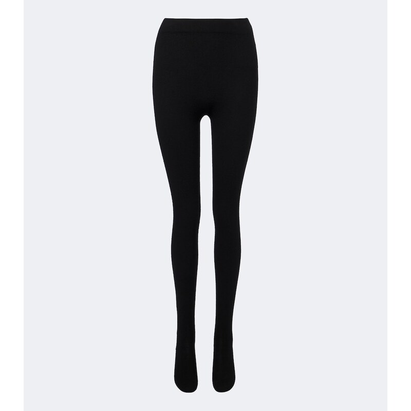 Nour Hammour Whit cashmere and wool tights
