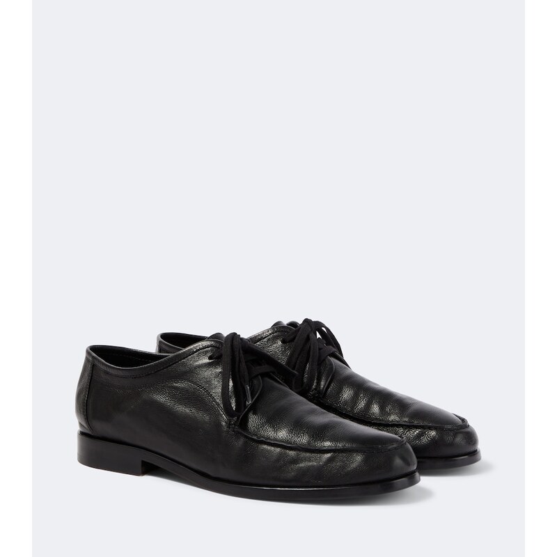 The Row Nino leather Derby shoes