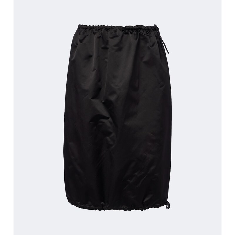 Prada Silk satin midi skirt