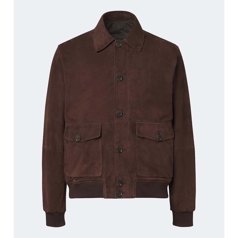 Arma Tomme reversible suede blouson jacket