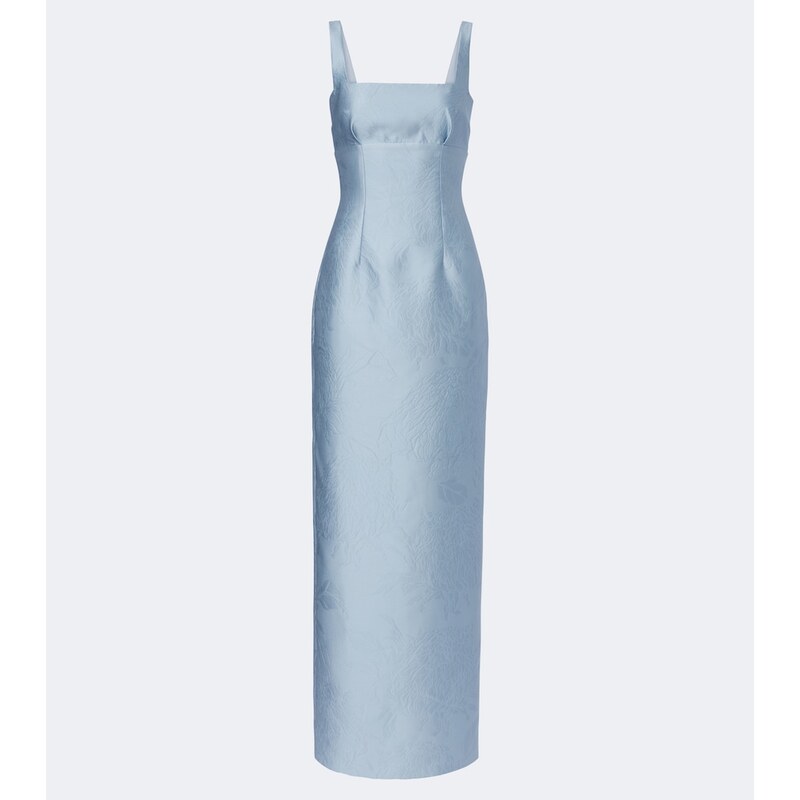 Emilia Wickstead Micheline floral cloqué gown