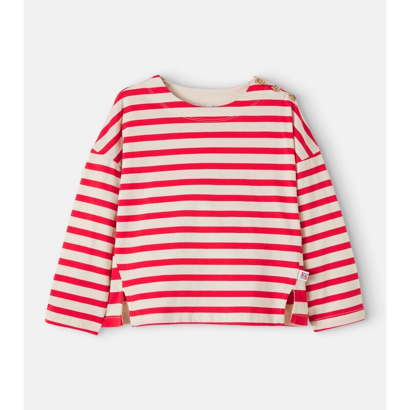 Emile et Ida Striped cotton jersey T-shirt