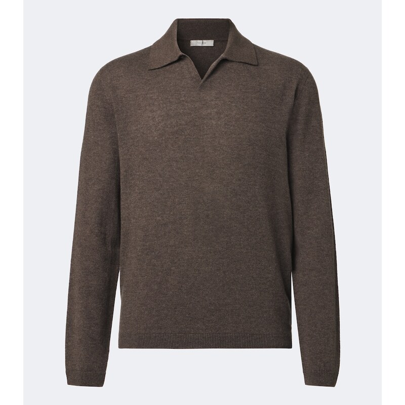 The Row Ripley cashmere polo sweater