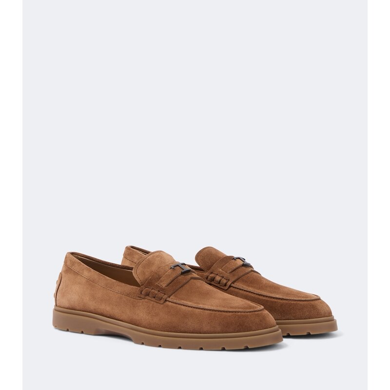 Tods Suede penny loafers
