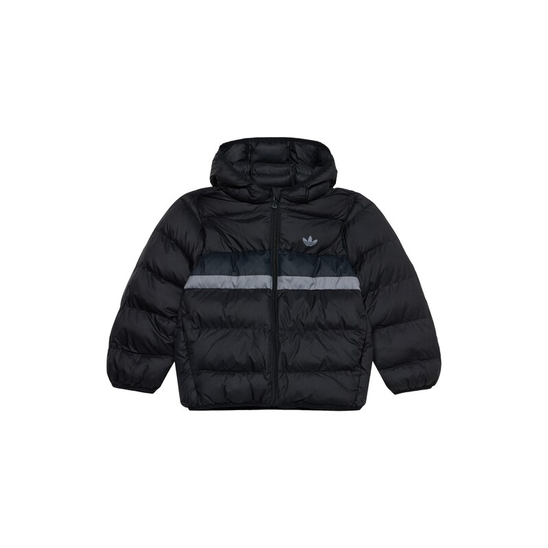 ADIDAS ORIGINALS Přechodná bunda světle šedá / černá