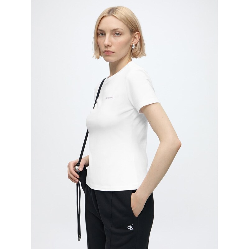 Calvin Klein Jeans Tričko bílá