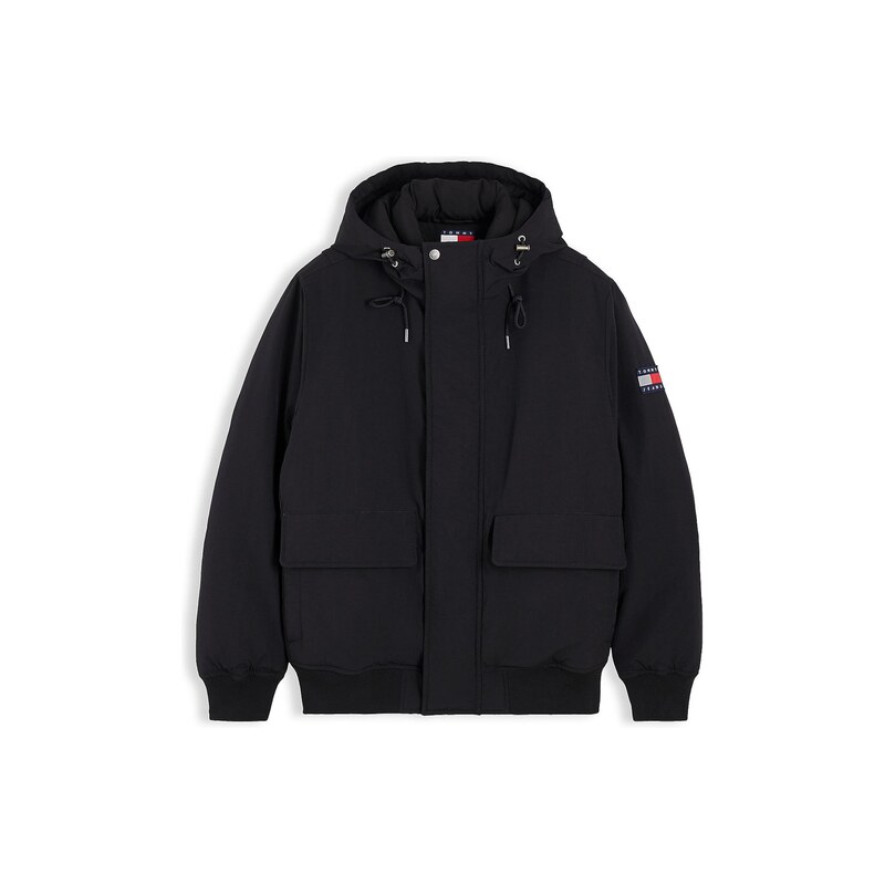 Tommy Jeans Přechodná bunda City Ready černá