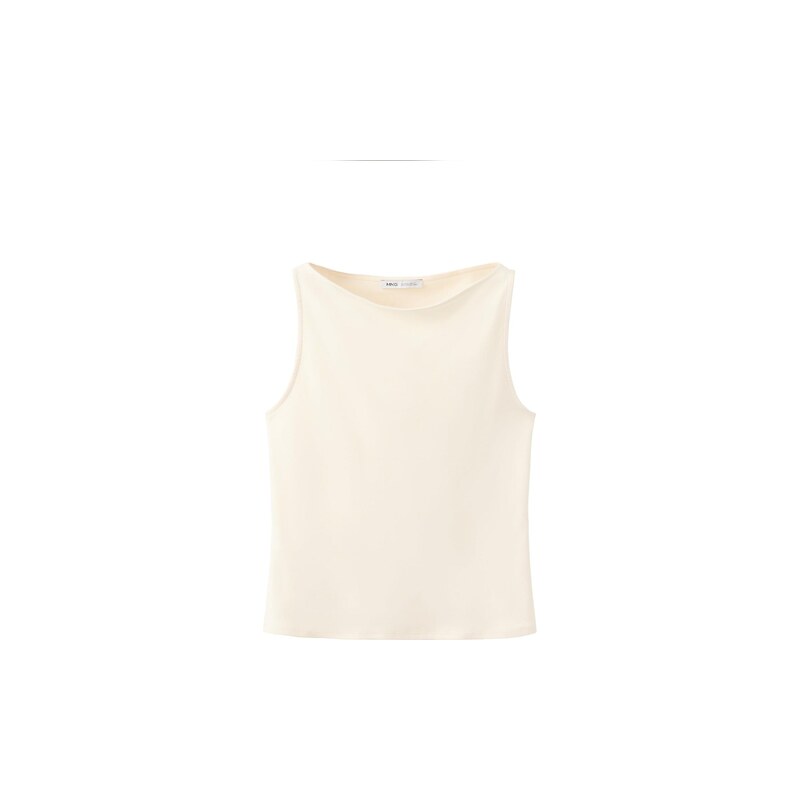 MANGO Top TECLI nažloutlá