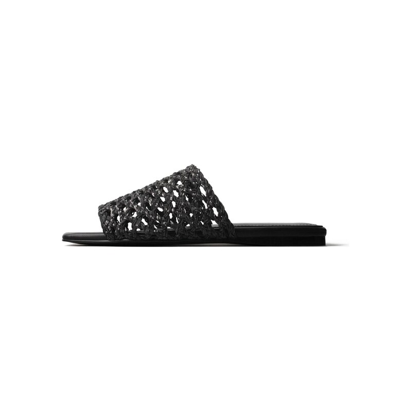 L37 HANDMADE SHOES Pantofle LOST WITHOUT WORDS černá
