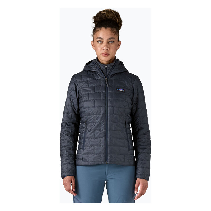 Dámská zateplená bunda Patagonia Nano Puff Hoody smolder blue