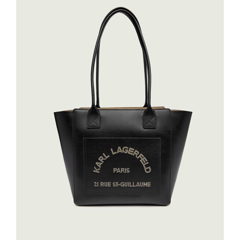 Karl Lagerfeld Kožená kabelka shopper K/ Daily