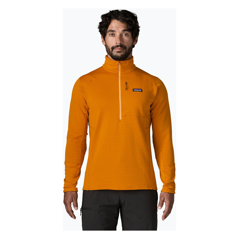 Pánská trekingová mikina Patagonia R1 Pullover autumn orange
