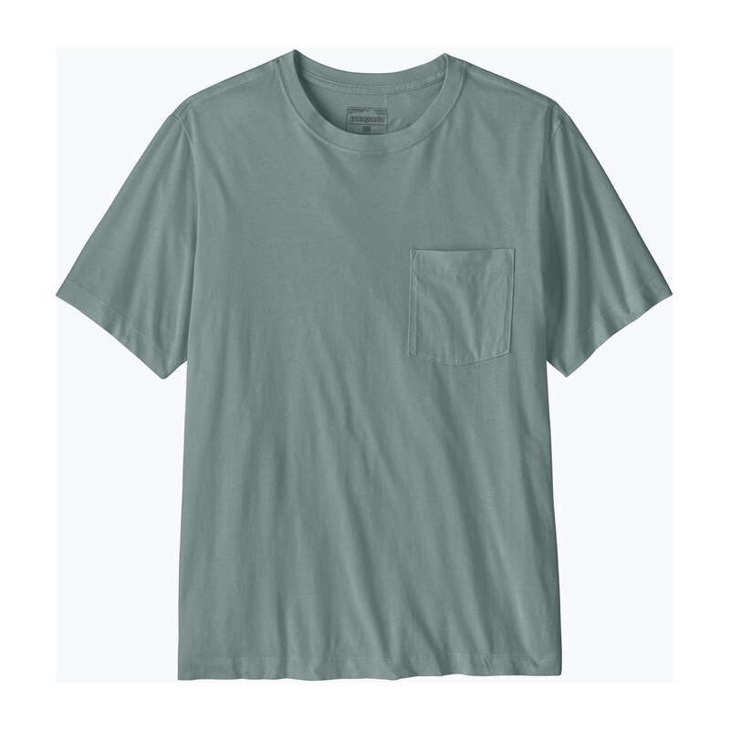 Pánské tričko na lezení Patagonia Daily Pocket Tee blue sage