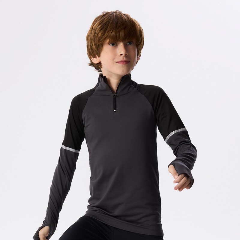 Reserved - BOYS` BLOUSE - černý