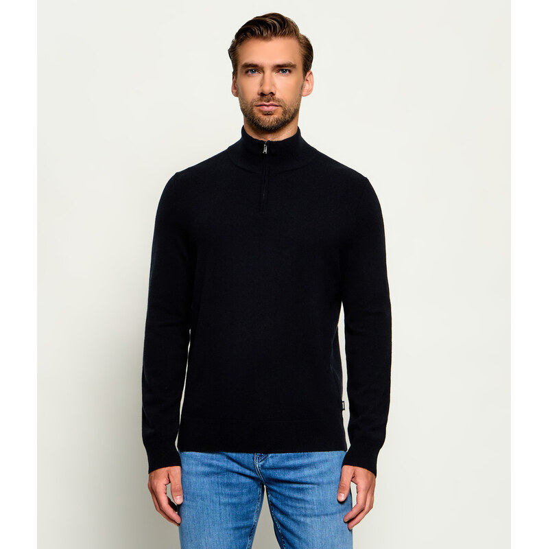 BOSS BLACK Vlněný svetr H-Hemarlo | regular fit | s příměsí