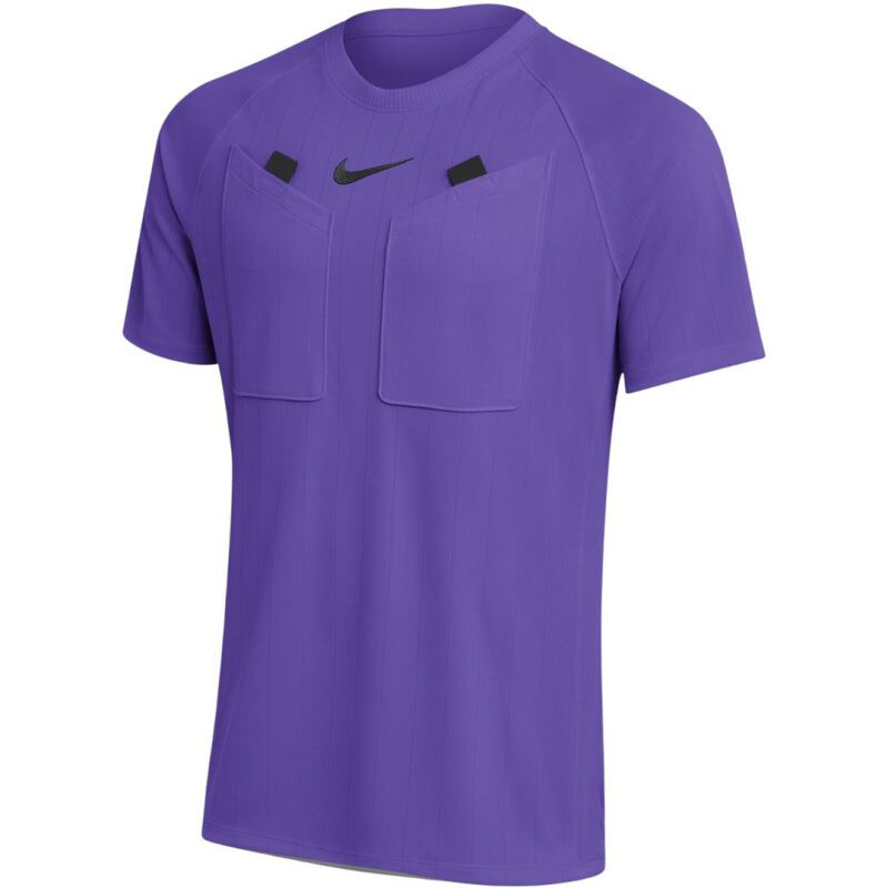 No name Pánské tričko Nike Dri-FIT Referee III, fialové, HV8319,