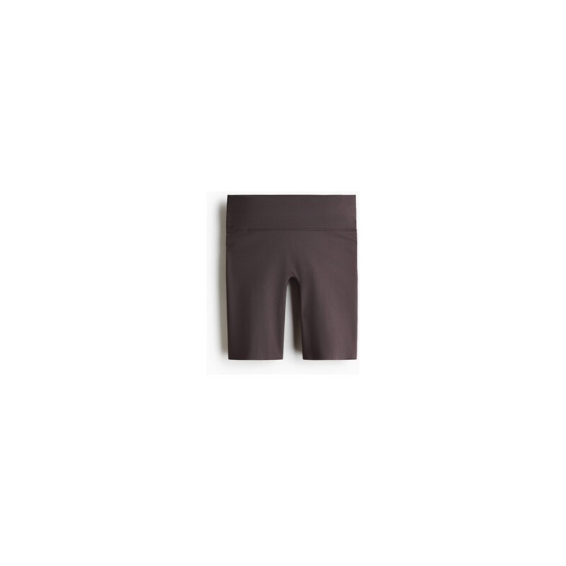 H&M - Sports cycling shorts with SoftMove - Tmavě Vřesová