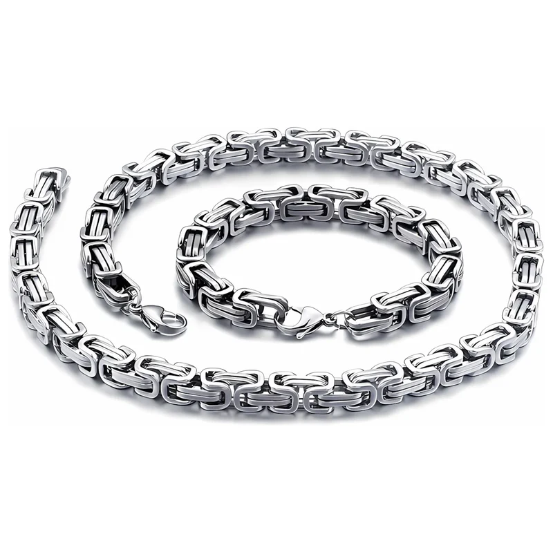 Impress Jewelry Sada z chirurgické oceli Be Hard / řetízek a