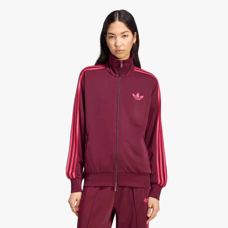 adidas Originals Bunda adidas Firebird Track Top Loose Maroon/