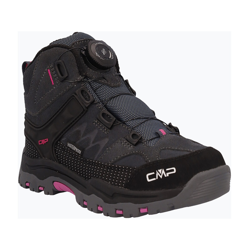 Dětské trekové boty CMP Kiruna Mid Fitgo Fleece Wp antracite