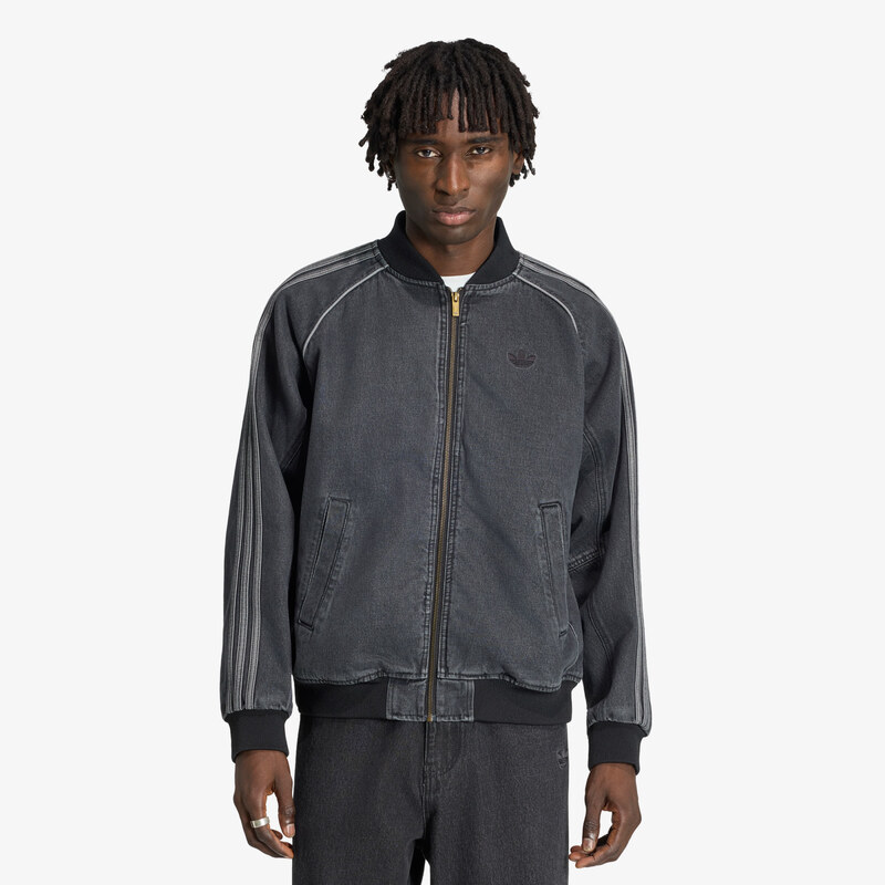 adidas Originals Bunda adidas SST Denim Track Top True Black