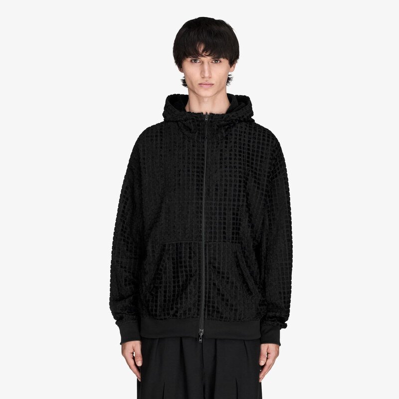 Bunda Y-3 Reversible Hooded Track Jacket Black M