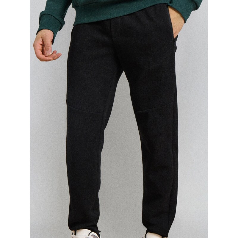 Sinsay - Kalhoty regular fit - černá