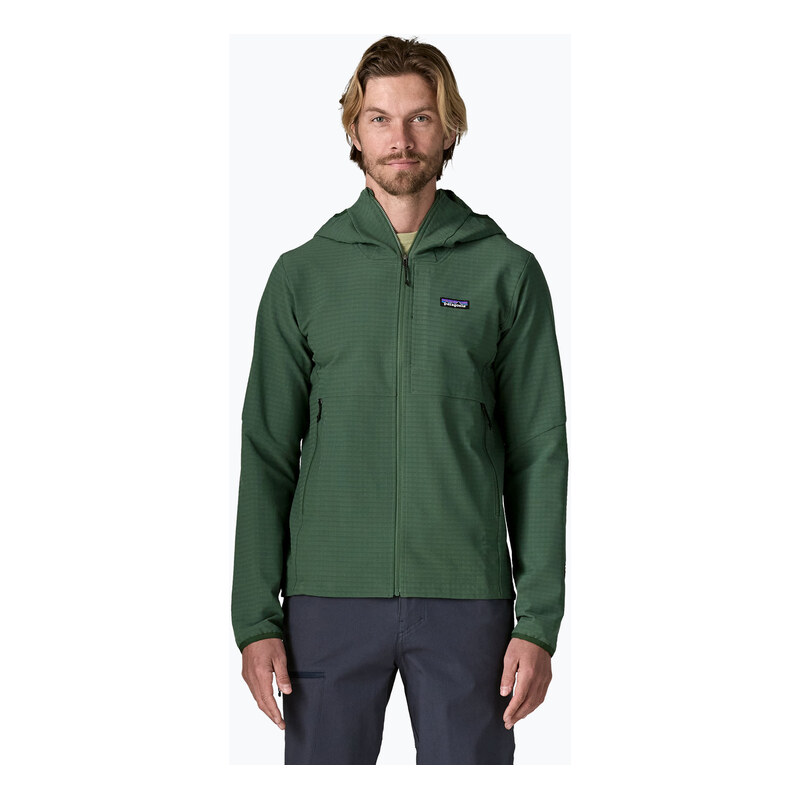 Pánská softshellová bunda Patagonia R1 TechFace Hoody canopy