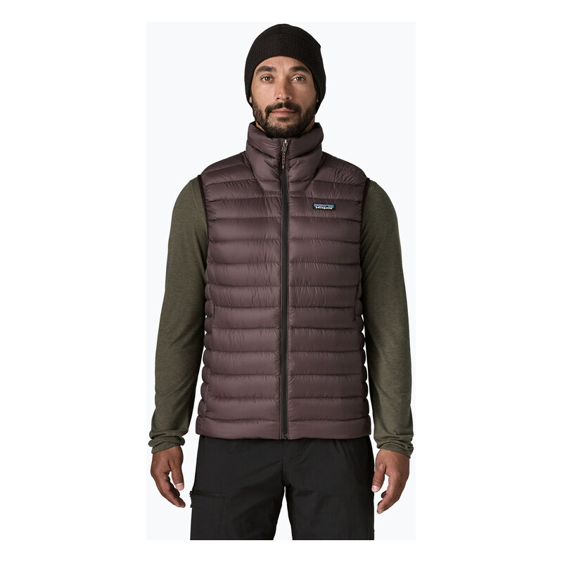 Pánská vesta Patagonia Down Sweater den brown