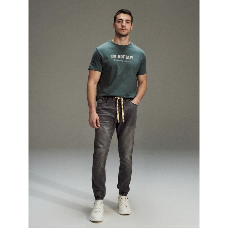 Sinsay - Kalhoty Jogger slim fit - šedá