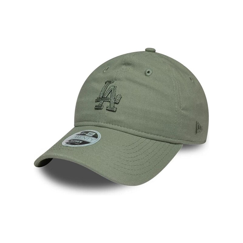 Dámská kšiltovka 9Twenty zelená New Era MLB Midi Linen LA