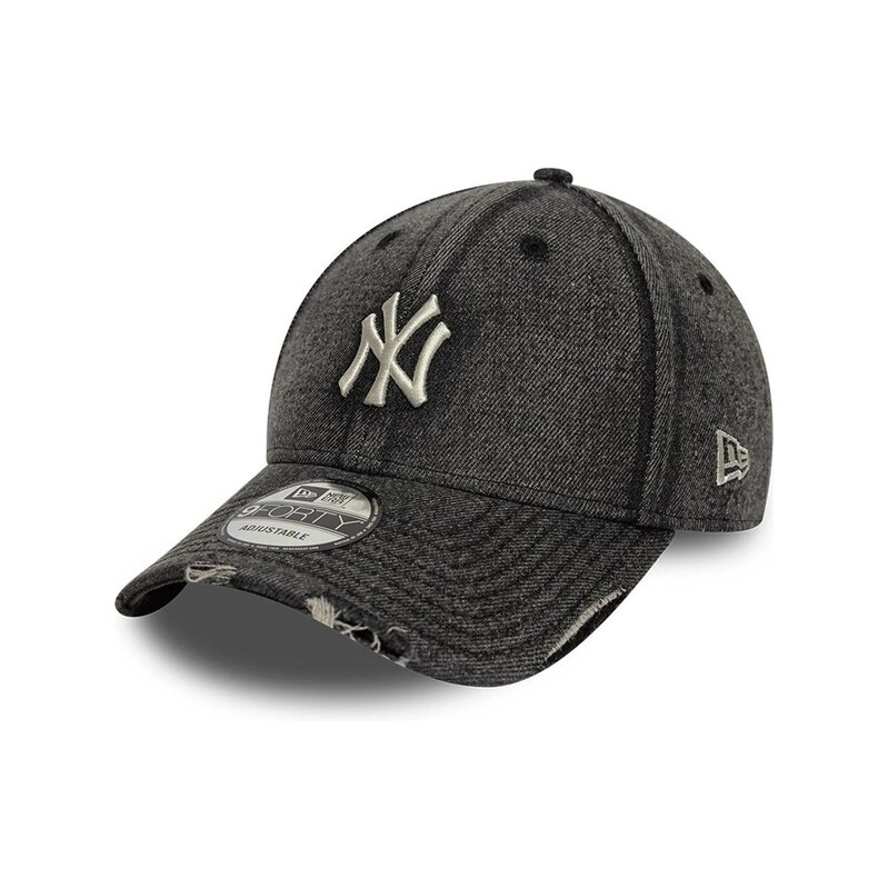 Černá džínová kšiltovka 9Forty New Era MLB Acid Wash New York