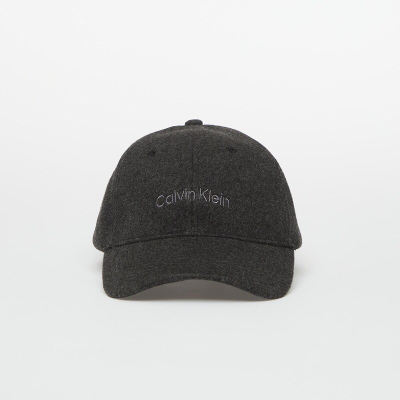 Kšiltovka Calvin Klein Embroidered Titlecase Logo Felt Black