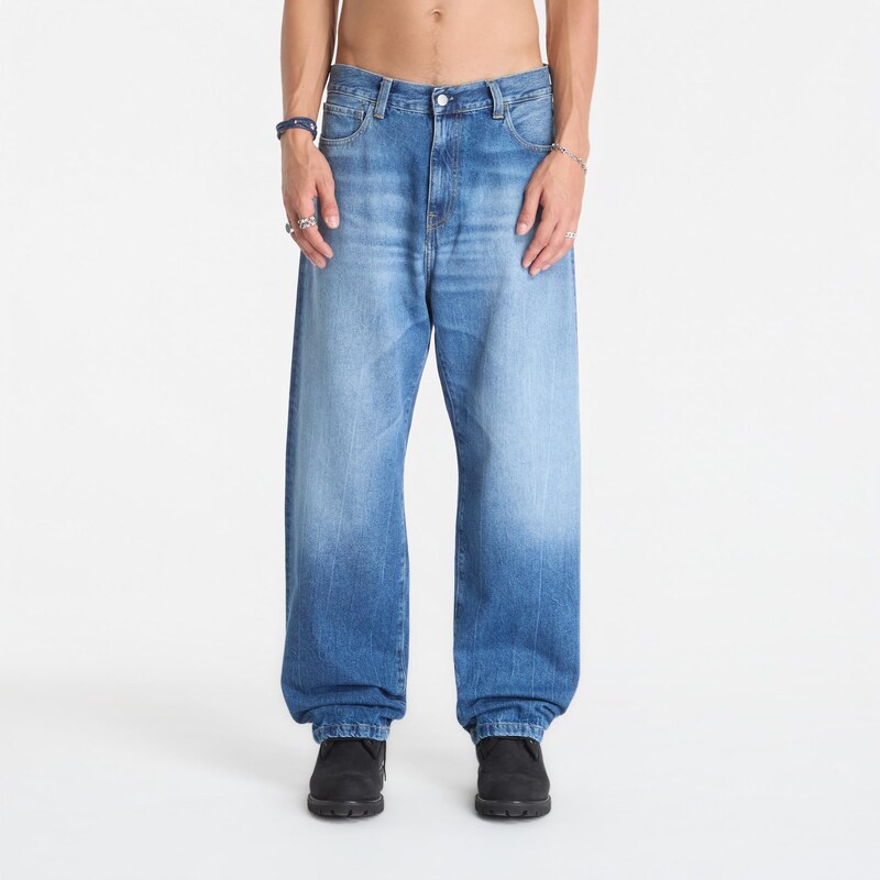 Džíny Carhartt WIP Landon Pant Blue Marble Used Wash 36