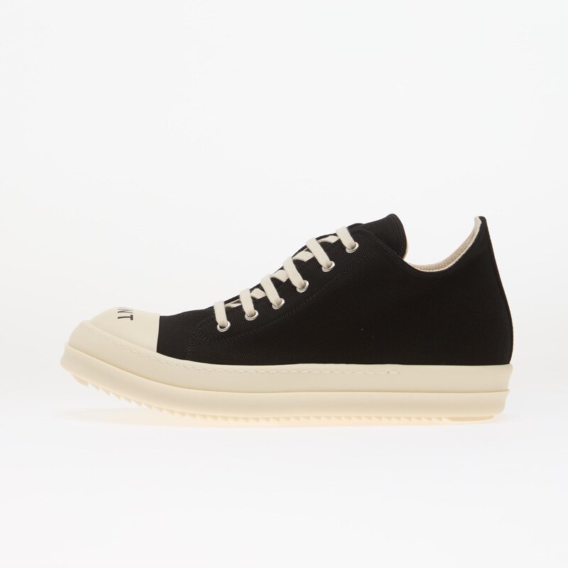Tenisky Rick Owens DRKSHDW Denim Shoes - Low Sneaks Black/ Milk/