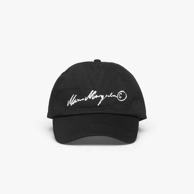 MM6 Maison Margiela Kšiltovka MM6 Hat Black/ Ecru Print