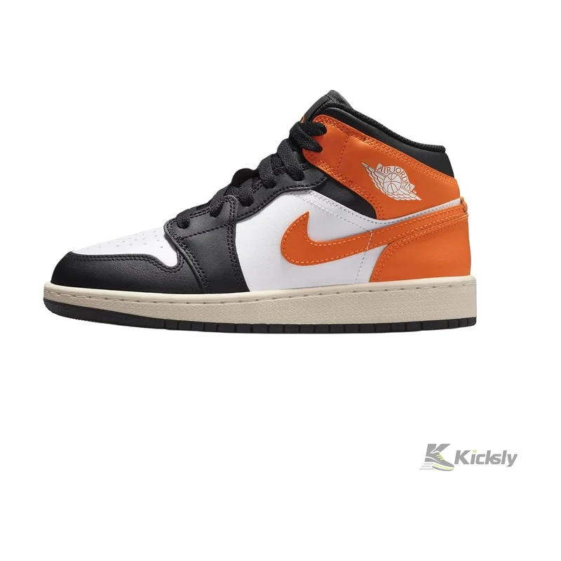 Air Jordan Jordan 1 Mid Black Toe Starfish (GS)